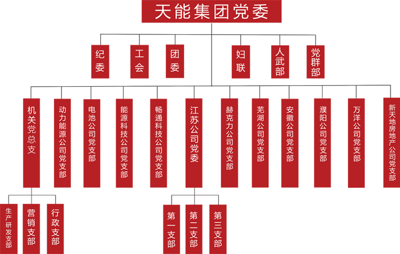 AB娱乐官网建团党委组织架构